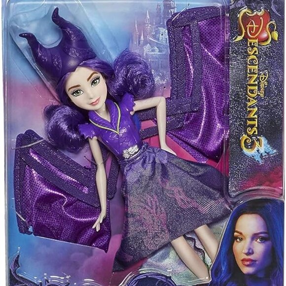 Disney Descendants Dragon Queen Mal Doll Transforms to Winged DRAGON🆕 - Picture 5 of 5
